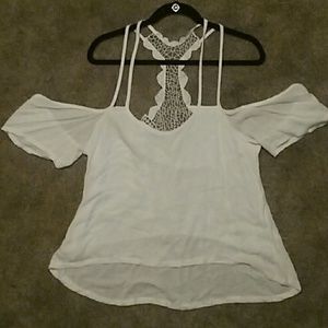 Cold shoulder shirt